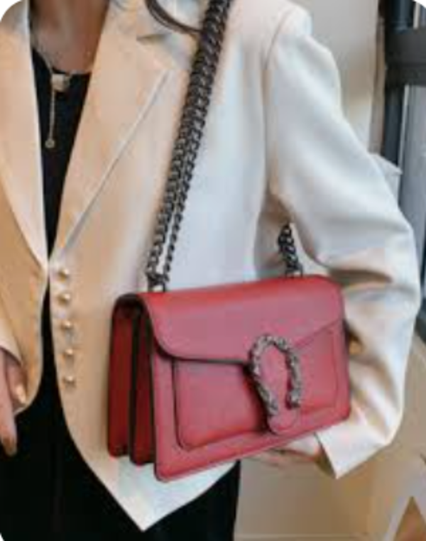 Sac à bandoulière en chaîne sac à bandoulière sac à main petit sac à bandoulière sac à bandoulière en cuir sac de soirée élégant avec bandoulière en chaîne réglable