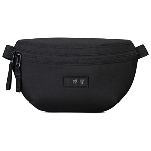 Fanny Pack Noir - Finn - Sac banane pour le sport en plein air en ville - Sac banane élégant pour le festival - Sac bandoulière avec sangle - Résistant à l'eau 