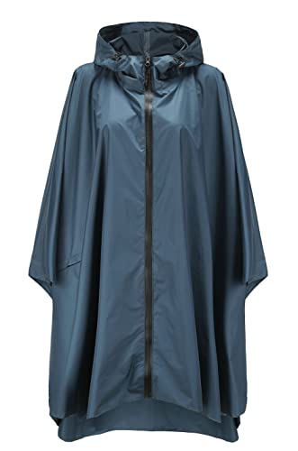 Rain poncho raincoat unisex rain jacket waterproof rain cape reusable with hood