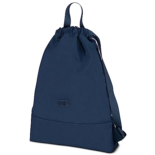 Gym Bag Dark Blue - No 7 - Sac à dos pour le sport et le festival - sac à dos petit avec poche intérieure - poche extérieure pour un accès rapide 