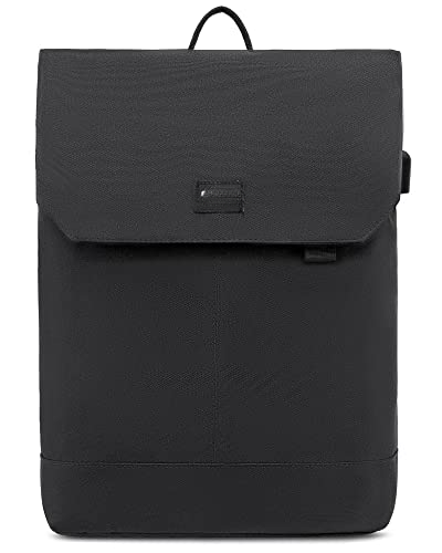 Backpack Small, 14 Inch Laptop Backpack with USB Charging Port & Laptop Compartment, Small Waterproof Daypack Elegant Mini for Travel, Office, Everyday, School