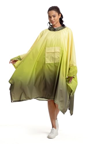 Rain cape Raincoat Rain jacket Waterproof Hiking Cycling Outdoor 3in1 Multipurpose