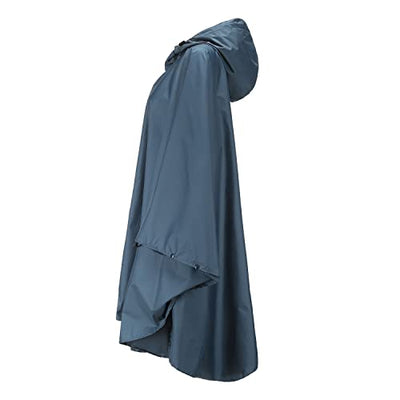 Rain poncho raincoat unisex rain jacket waterproof rain cape reusable with hood