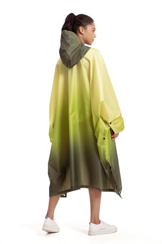 Rain cape Raincoat Rain jacket Waterproof Hiking Cycling Outdoor 3in1 Multipurpose