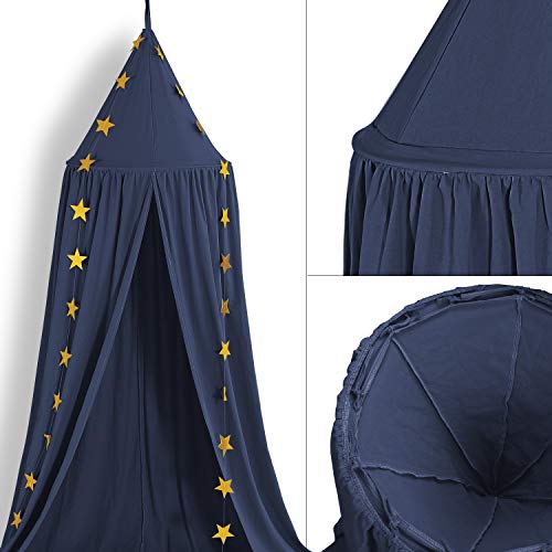 Baby canopy, bed canopy children, babies bed nursery bed curtain cotton decoration mosquito net for princess play tents