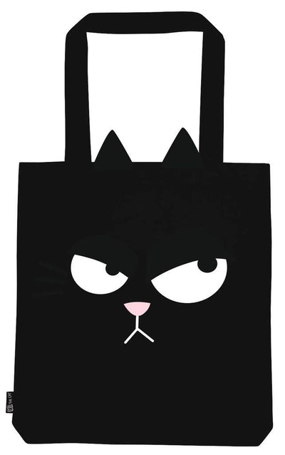 le chat Shopper | sac fourre-tout en coton | sac en tissu pour le shopping, le bureau ou l'université