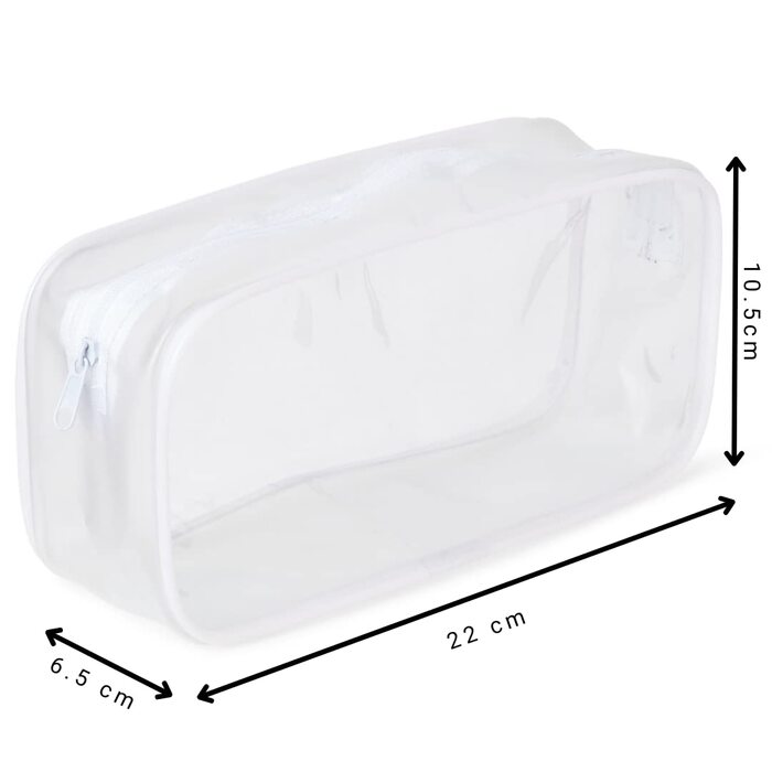 Large multipurpose storage bag, transparent pencil case for pupils students kindergarten teachers