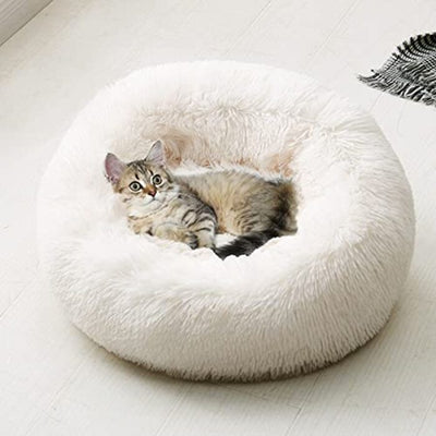 Cat Pillow Dog Bed Pet Bed Fluffy for Small, Medium Dogs, Cats and Other Pets (50cm)