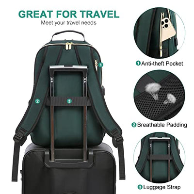 Backpack , Waterproof Laptop Bag Daypacks Elegant School Backpack with USB Charging Port