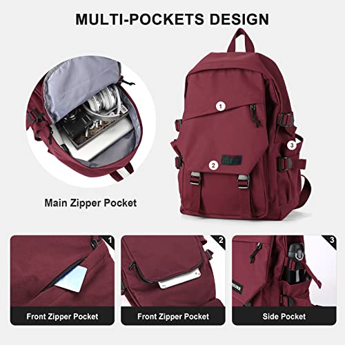 Lightweight School Bag Casual Daypack College Laptop Backpack Waterproof Travel Backpack for Sports High School Middle Bookbag