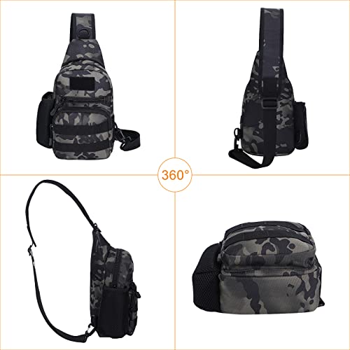 Tactical Chest Bag Military Shoulder Bag Tactical Chest Sling Pack Crossbody Bag