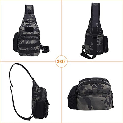 Tactical Chest Bag Militärische Umhängetasche Tactical Chest Sling Pack Crossbody Bag