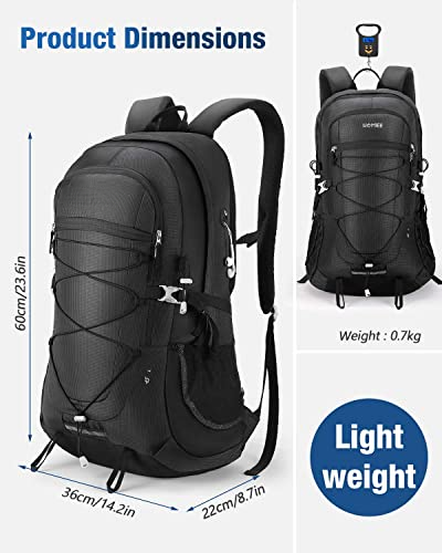 Hiking Backpack 45L, Waterproof Backpack Trekking Backpack Travel Backpack, Outdoor Backpack with Reflective Stripes For Hiking, Cycling, Climbing, Mountaineering and Travel Sports