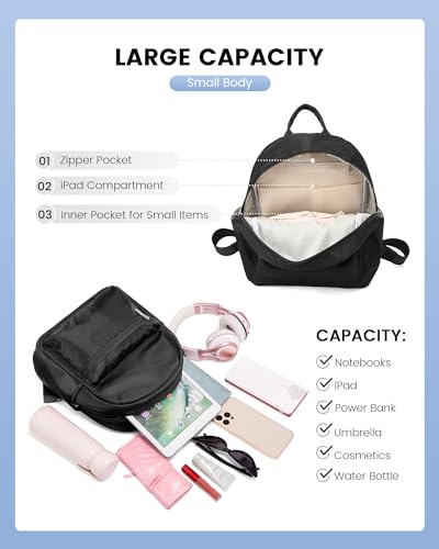 Backpack, Elegant Small Backpack Handbags City Backpack, Waterproof Mini Backpack Daypack Modern Backpacks Backpack Travel Backpack for School