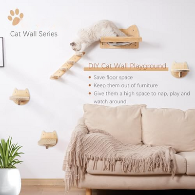 Cat stairs wall climbing set of 3