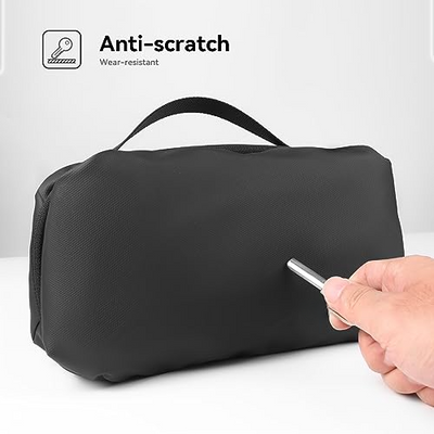 Tech Pouch Pochette de rangement électronique pour accessoires électroniques, étui de transport pour Apple Magic Mouse, chargeur Magsafe, adaptateur secteur, câble USB, Airpods, pochette de rangement portable étanche