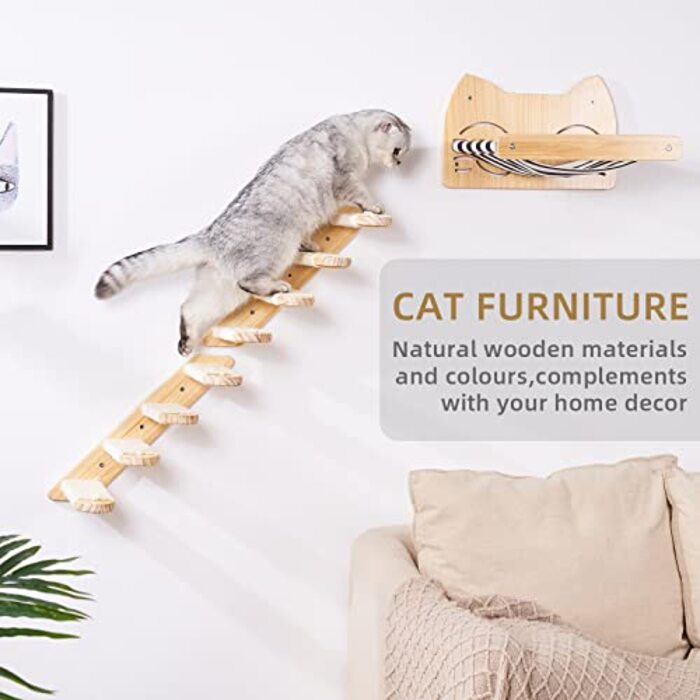 Cat stairs wall climbing cat ladder cat furniture indoor climbing wall cat furniture wall element wall park set