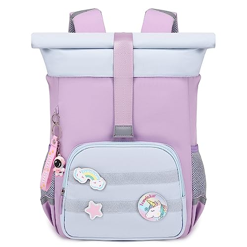 Rolltop Rucksack Kinder Kindergarten Rucksack Erweiterbare Kapazität Kleiner Schulrucksack