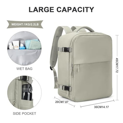 Sac à dos de voyage pour bagage à main d'avion sac à dos pour bagage à main d'avion ordinateur portable étanche