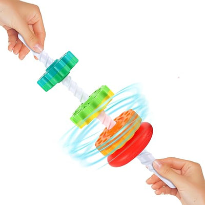 Spinning Stacking Toys - Rainbow Tower, Kids Stackable Spinning Toy, educational toy for children