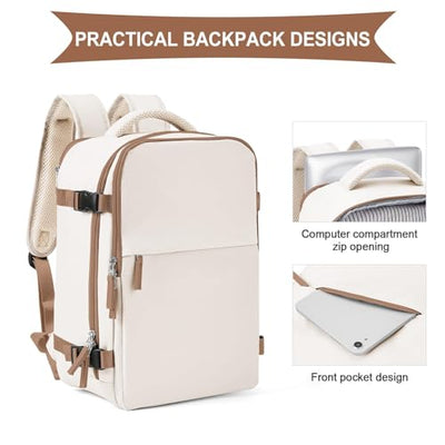 Sac à dos pour avion Bagage à main Sac à dos Cabine Sac à dos étanche pour ordinateur portable Sac à dos de voyage