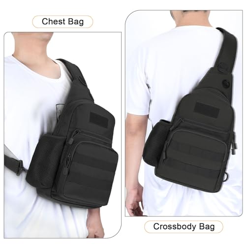 Tactical Chest Bag Militärische Umhängetasche Tactical Chest Sling Pack Crossbody Bag