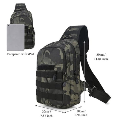 Tactical Chest Bag Militärische Umhängetasche Tactical Chest Sling Pack Crossbody Bag