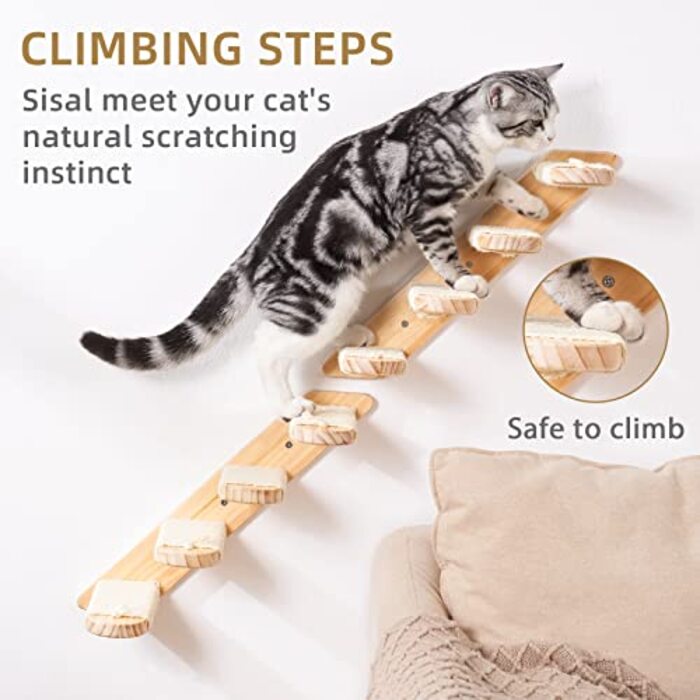 Cat stairs wall climbing cat ladder cat furniture indoor climbing wall cat furniture wall element wall park set