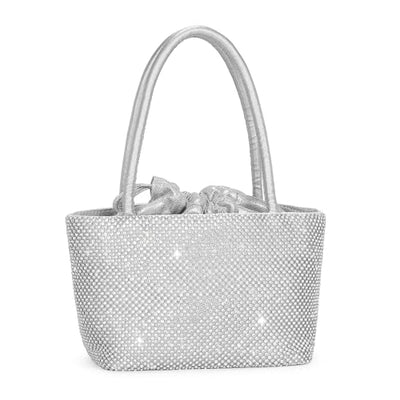 Clutch Abendtasche Glitzer Umhängetasche kleine Strass Handtasche Umhängetasche Kette Tasche Hochzeit Party Disco