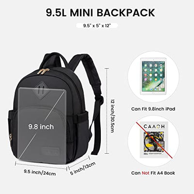Backpack, Waterproof Small Backpacks Bag 2 in 1 Daypack Elegant, Modern School Backpack Travel Backpack