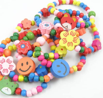 Bracelet Colourful bracelets children wooden