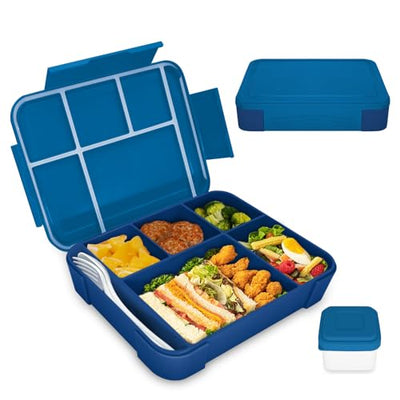 Auslaufsichere Lunchbox für Kinder, Brotdose, Snackbox, perfekt für Schule, Kindergarten & Ausflüge