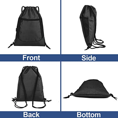 Tasche mit Kordelzug, wasserdicht, Oxford, Yoga-Tasche, Kordelzug, kleiner Rucksack mit Kordelzug, für Fitnessstudio, Schule, Schwimmen, Pool, Strand, Camping, Reisen