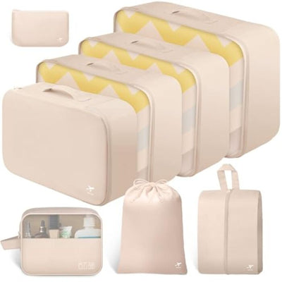 Koffer-Organizer, 8-in-1-Set Gepäck-Organizer