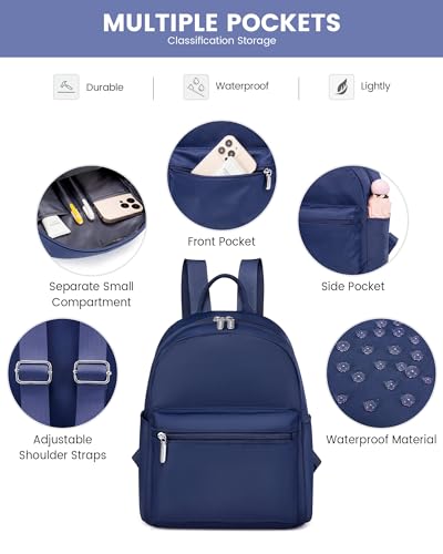 Backpack, Elegant Small Backpack Handbags City Backpack, Waterproof Mini Backpack Daypack Modern Backpacks Backpack Travel Backpack for School Daypack Work