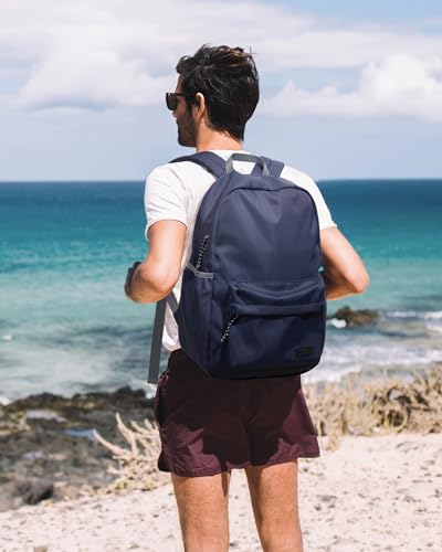 Sac à dos scolaire léger : sac à dos scolaire décontracté avec compartiment pour ordinateur portable sac à dos de randonnée