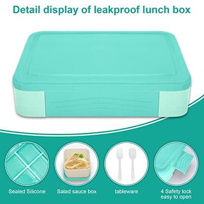 Leak-proof lunch box for children, bread box, snack box, perfect for school, kindergarten & outings