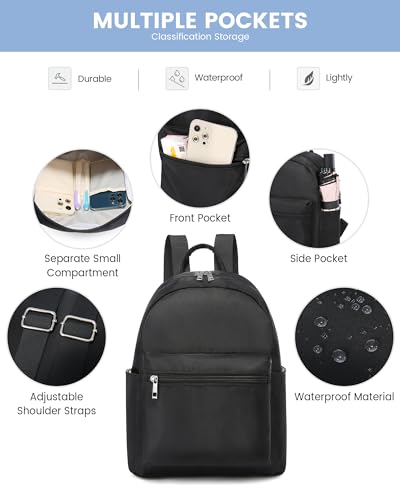 Backpack, Elegant Small Backpack Handbags City Backpack, Waterproof Mini Backpack Daypack Modern Backpacks Backpack Travel Backpack for School