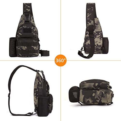 Tactical Chest Bag Military Shoulder Bag Tactical Chest Sling Pack Crossbody Bag