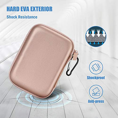 Externe Festplattentasche Eva Universal Elektronik Powerbank Tasche Schutzhülle Kabeltasche Reise Organizer für wd My Passport Mobile, Zubehör, Kabel, HDD, SSD