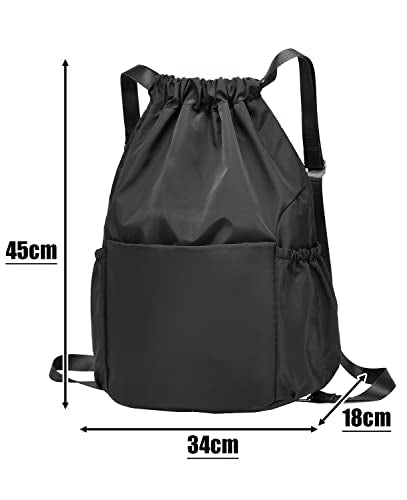 Sac de sport, sac étanche sac à dos unisexe sac de sport, sac de sport pour l'école, le voyage et l'extérieur