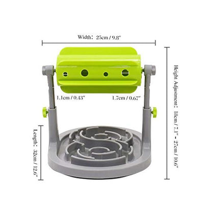 IQ Treat Interactive Pet Dog Toy Feeder Food Dispenser For Puppy Small Medium And Large Dogs Cats