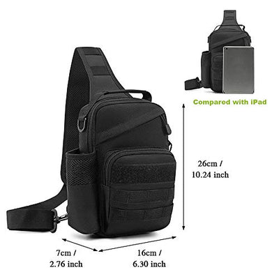 Tactical Chest Bag Military Shoulder Bag Tactical Chest Sling Pack Crossbody Bag