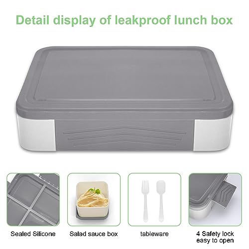 Leak-proof lunch box for children, bread box, snack box, perfect for school, kindergarten & outings