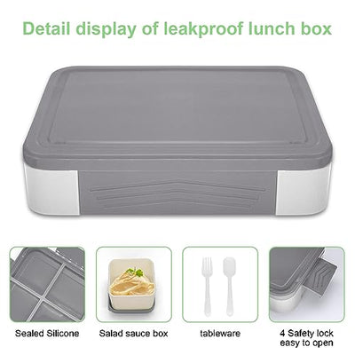 Leak-proof lunch box for children, bread box, snack box, perfect for school, kindergarten & outings