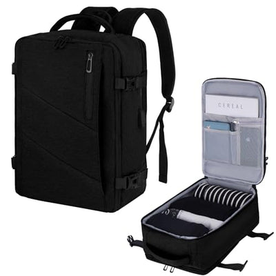 Hand Luggage Backpack Laptop Waterproof, Travel Backpack Hand Luggage Airplane Large, With USB Port