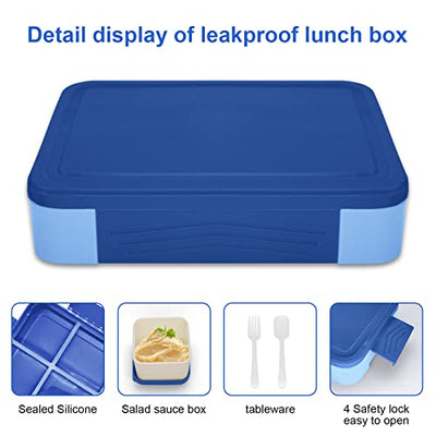 Leak-proof lunch box for children, bread box, snack box, perfect for school, kindergarten & outings