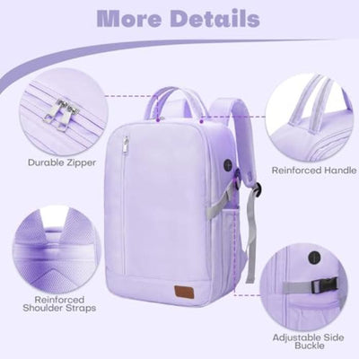 Hand Luggage Backpack Laptop Bag Airplane Carry on Luggage Underseat Cabin Bag