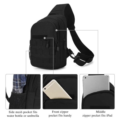 Tactical Chest Bag Military Shoulder Bag Tactical Chest Sling Pack Crossbody Bag