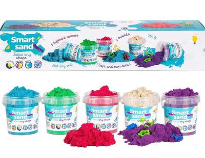 5 Colors Colorful Sand Set, 5 Sand Dough Accessories - Play Sand for Indoors, Magic Kneading Sand Gifts for Children
